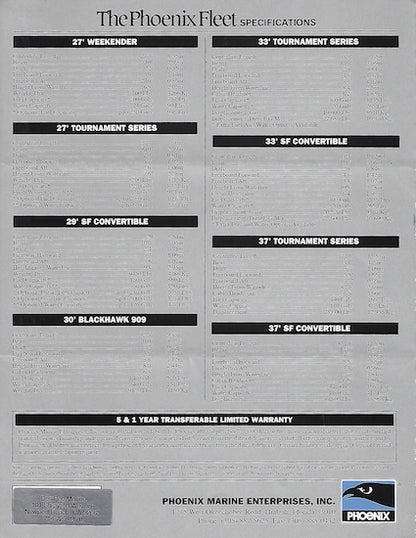 Phoneix 1990 Brochure