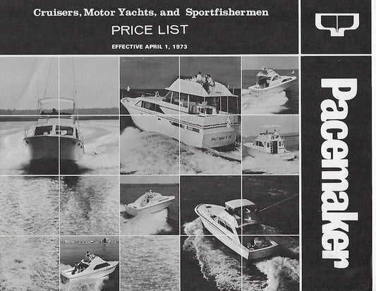 Pacemaker 1973 Price List