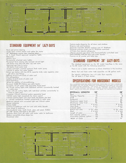 Lazy Days Brochure