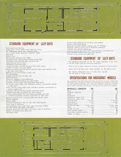 Lazy Days Brochure