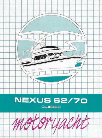 Nexus 62/70 Classic Motor Yacht Brochure