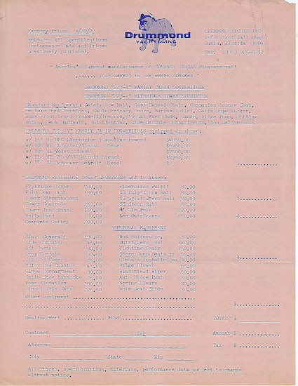 Drummond 223 Brochure Package