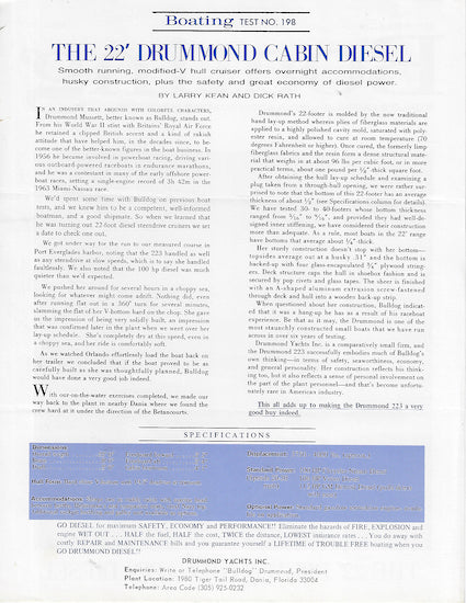 Drummond 223 Brochure Package