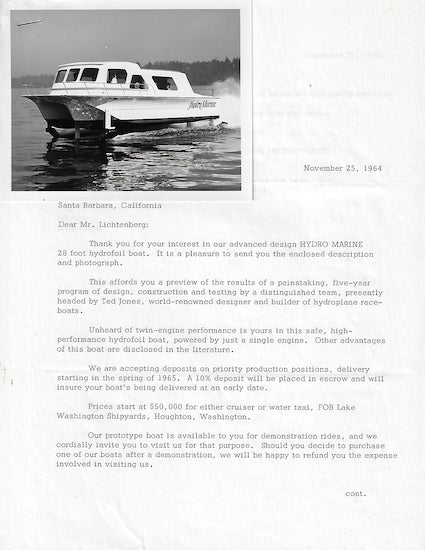 Hydro Marine Catamaran Brochure Package