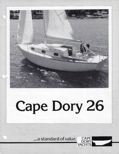 Cape Dory 26 Brochure