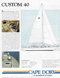 Cape Dory 40 Custom Brochure