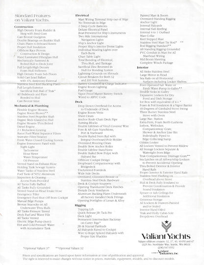 Valiant 1980s Brochure