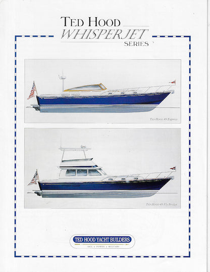 Ted Hood WhisperJet Brochure