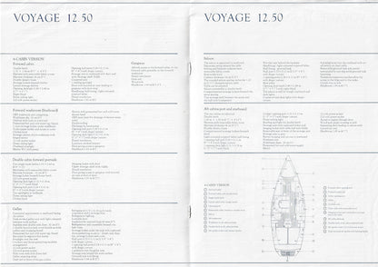 Jeanneau Voyage 12.50 Specification Brochure
