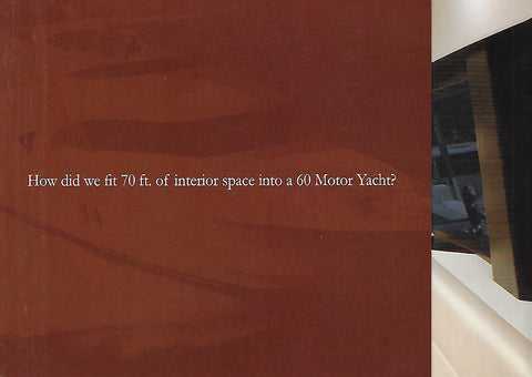 Hatteras 60 Motor Yacht Mini Brochure