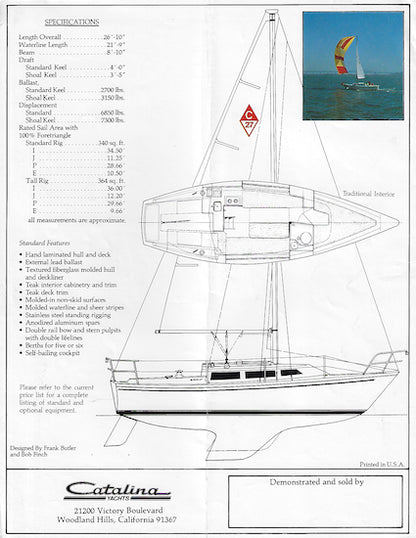 Catalina 27 Brochure
