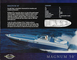 Magnum 50 Motorboating & Sailing Magazine Reprint Brochure