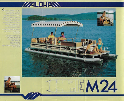 Waco 1980s & 1990s Aloha Pontoon Brochure
