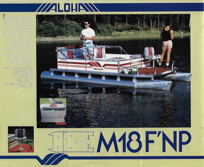 Waco 1980s & 1990s Aloha Pontoon Brochure