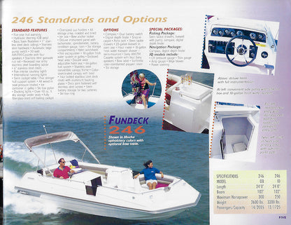 Hurricane 1996 Deck Boat Brochure