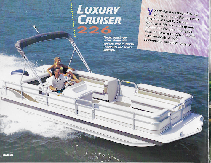 Hurricane 1996 Deck Boat Brochure