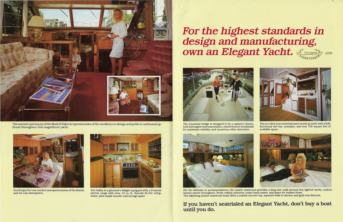 Elegant 42 Mark II Motor Yacht Brochure
