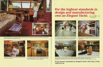 Elegant 42 Mark II Motor Yacht Brochure