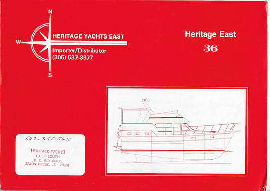 Heritage East 36 Brochure