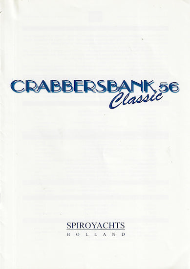 Crabbersbank 56 Classic Specification Brochure