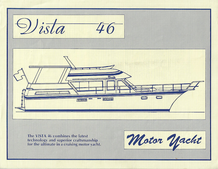 Vista 46 Motoryacht Specification Brochure