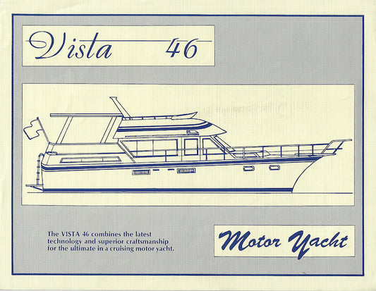 Vista 46 Motoryacht Specification Brochure