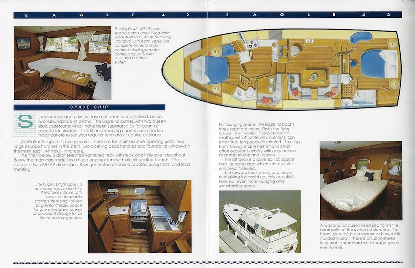 Eagle 42 Motor Yacht Brochure
