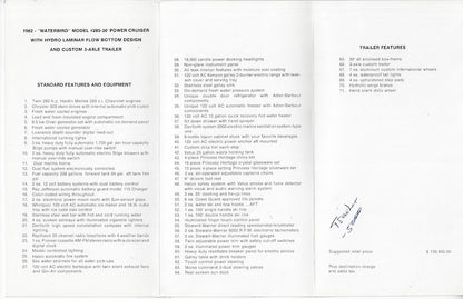 Water Bird Brochure