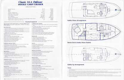 DeFever 44.4 Double Cabin Specification Brochure