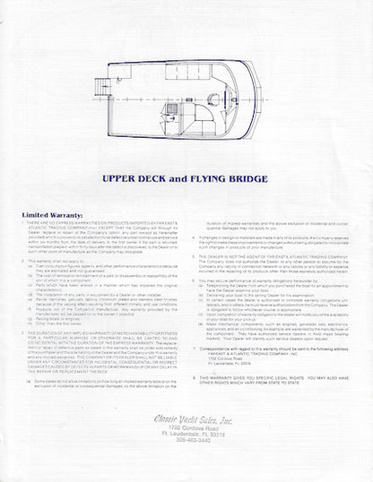 DeFever 48.8 Triple Cabin Cruiser Specification Brochure