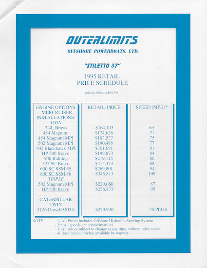 Outerlimits Brochure