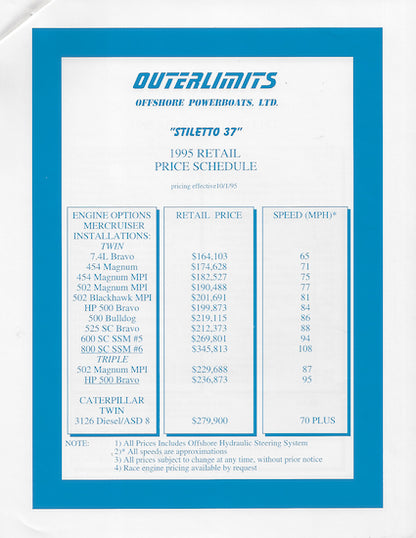 Outerlimits Brochure