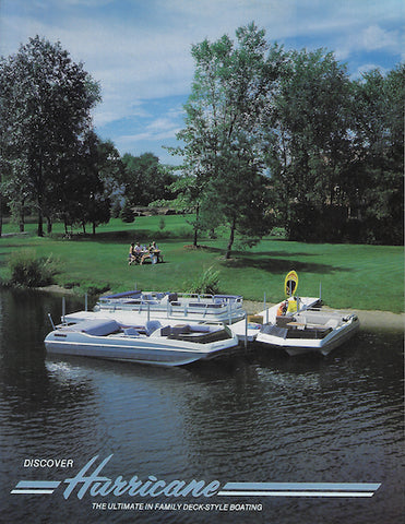 Hurricane 1984 Deck Boat Brochure