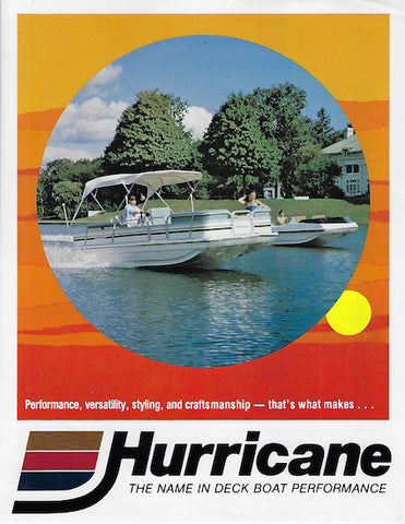 Hurricane 1981 Deck Boat Brochure