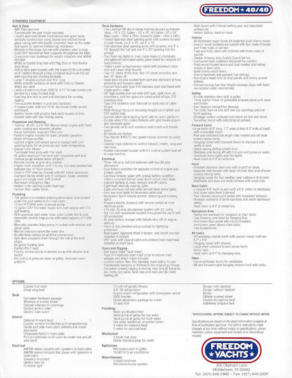 Freedom 40/40 Launch Brochure