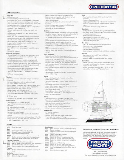 Freedom 35 Brochure