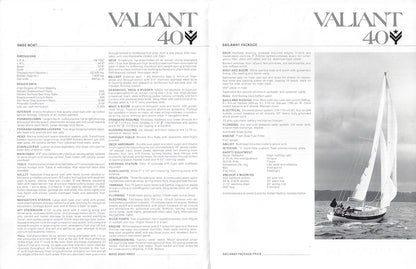 Valiant 40 Brochure