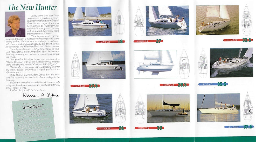 Hunter 1994 Brochure