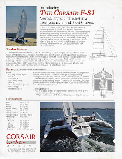 Corsair F-31 Brochure