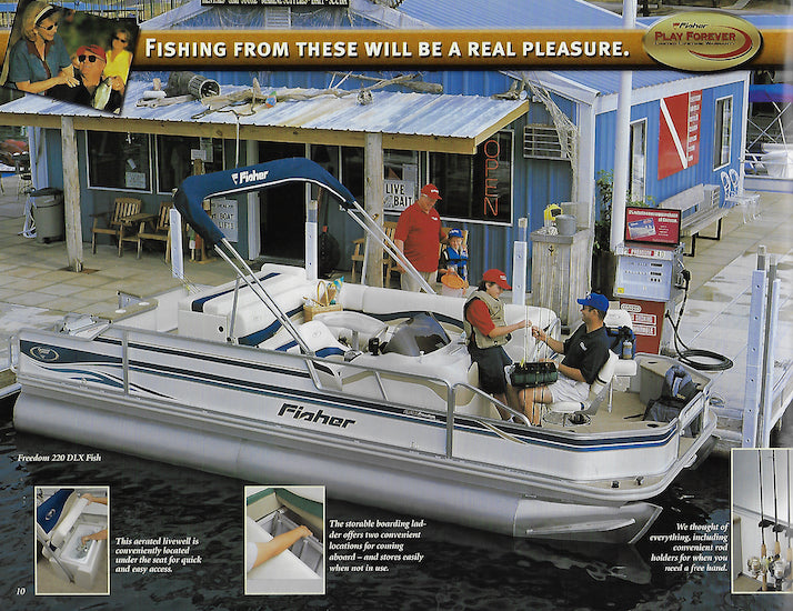 Fisher 2004 Pontoon & Deck Brochure