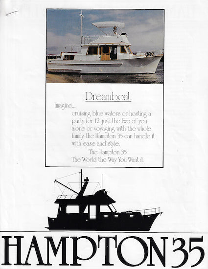 Hampton 35 Trawler Brochure