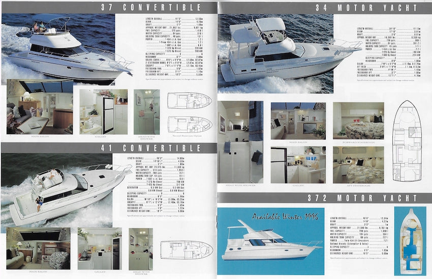Silverton 1996 Full Line Brochure
