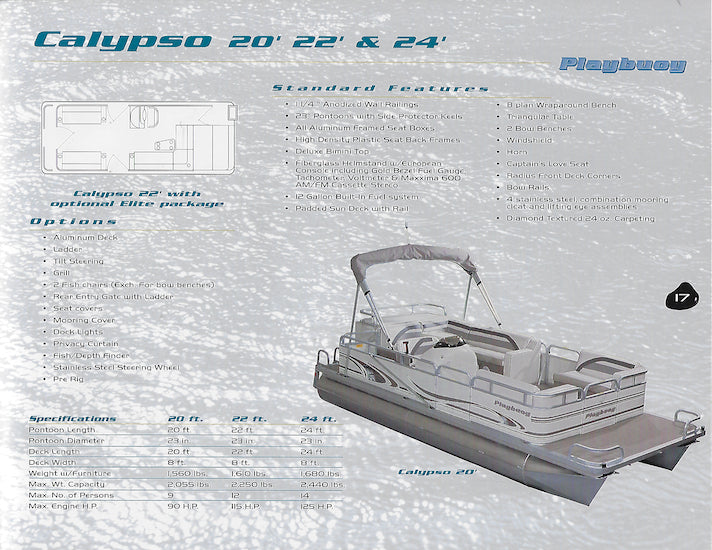 Playbuoy 2000 Pontoon Brochure