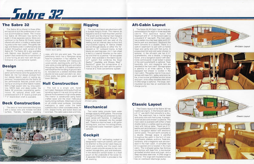 Sabre 32 Brochure