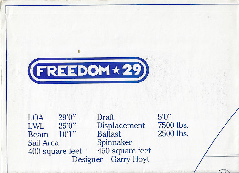 Freedom 29 Poster Brochure