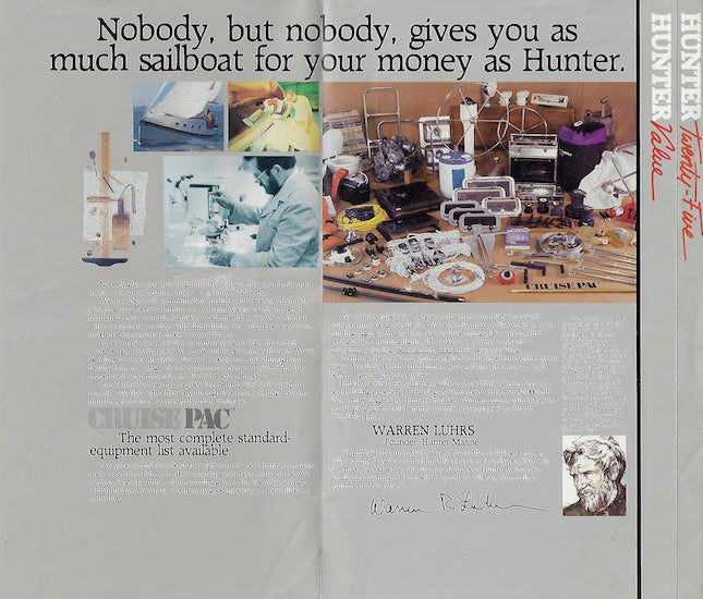 Hunter 1982 Small Boats Brochure