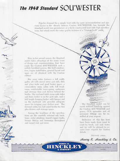 Hinckley Sou'wester Brochure