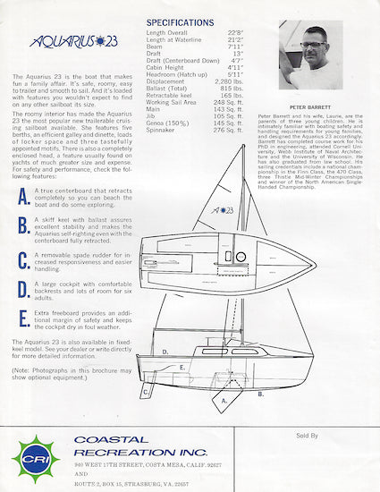 Aquarius 23 Brochure