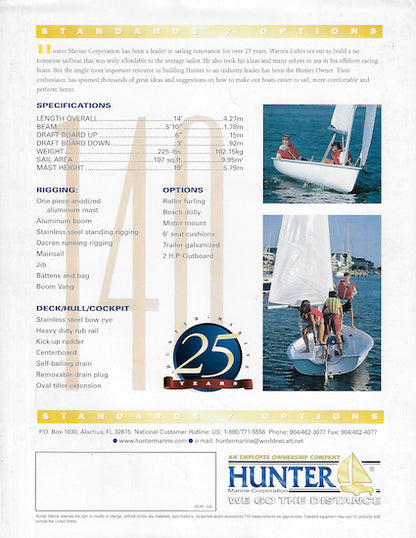 Hunter 140 Brochure