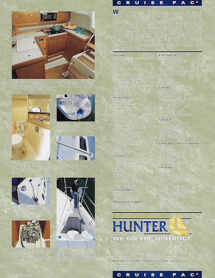 Hunter 310 Brochure
